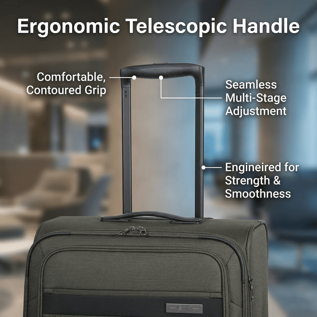 Σετ Βαλίτσες Μεσαία & Μεγάλη Cardinal 5200/60/70 χακί