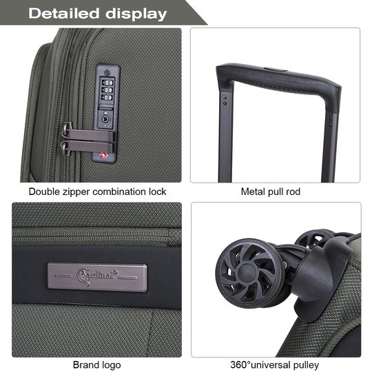 Βαλίτσα Υφασμάτινη Μεγάλη Cardinal 5200/78 χακί