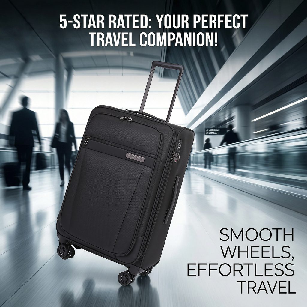 Σετ Βαλίτσες Καμπίνας & Μεσαία Cardinal 5200/50/60 μαύρο