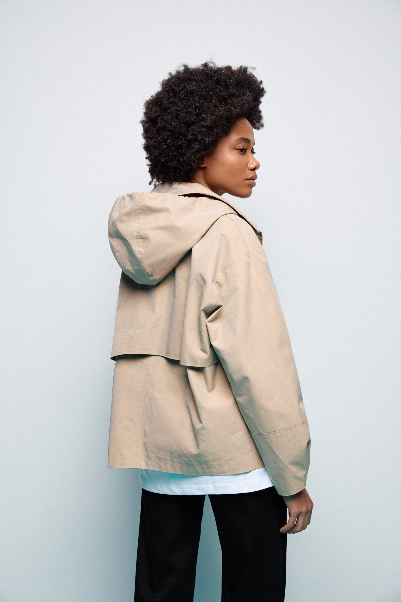 Splendid Γυναικείο κοντό  μπουφάν 55-101-001 BEIGE