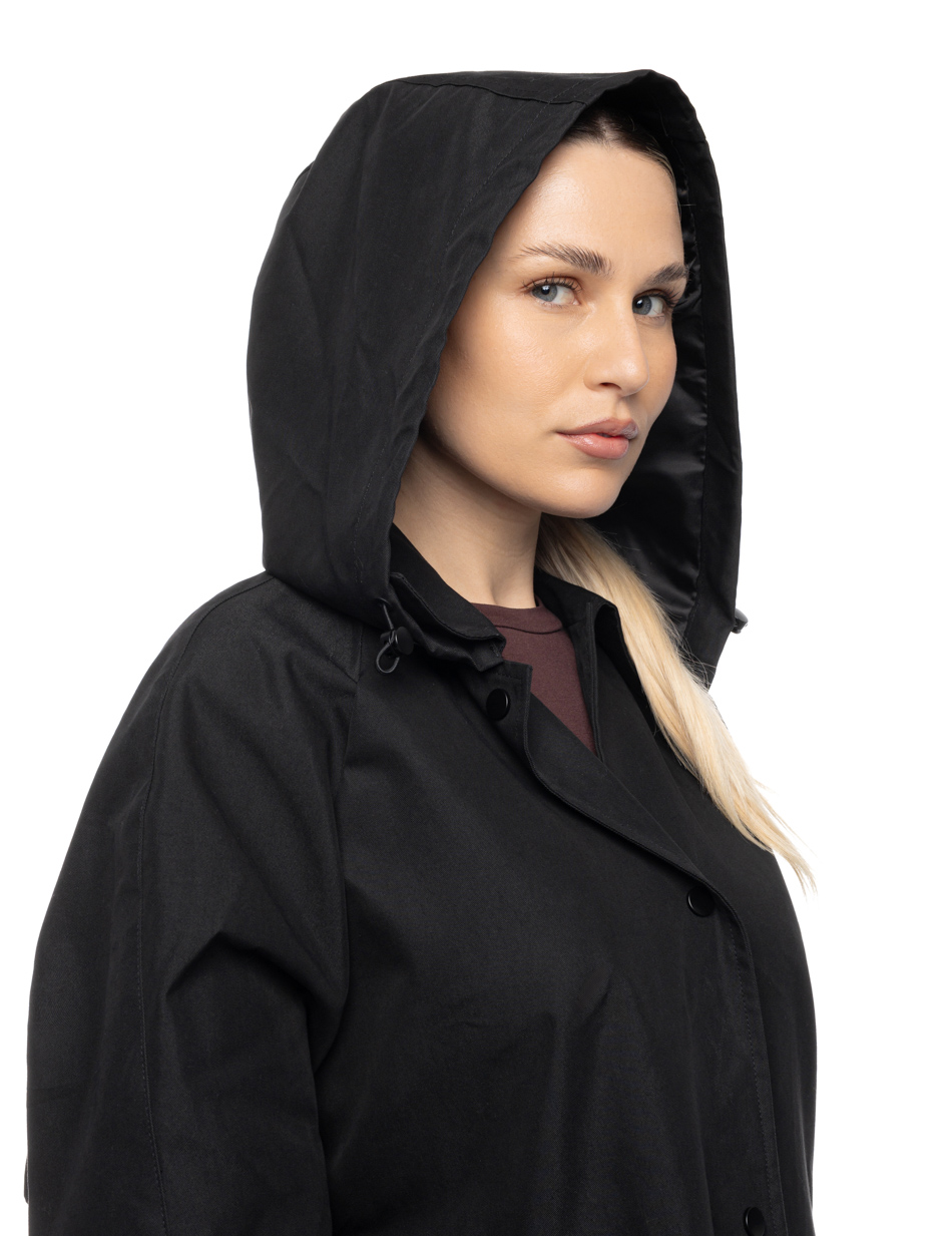 Biston γυναικείο ντεμί πανωφόρι 55-101-003 BLACK