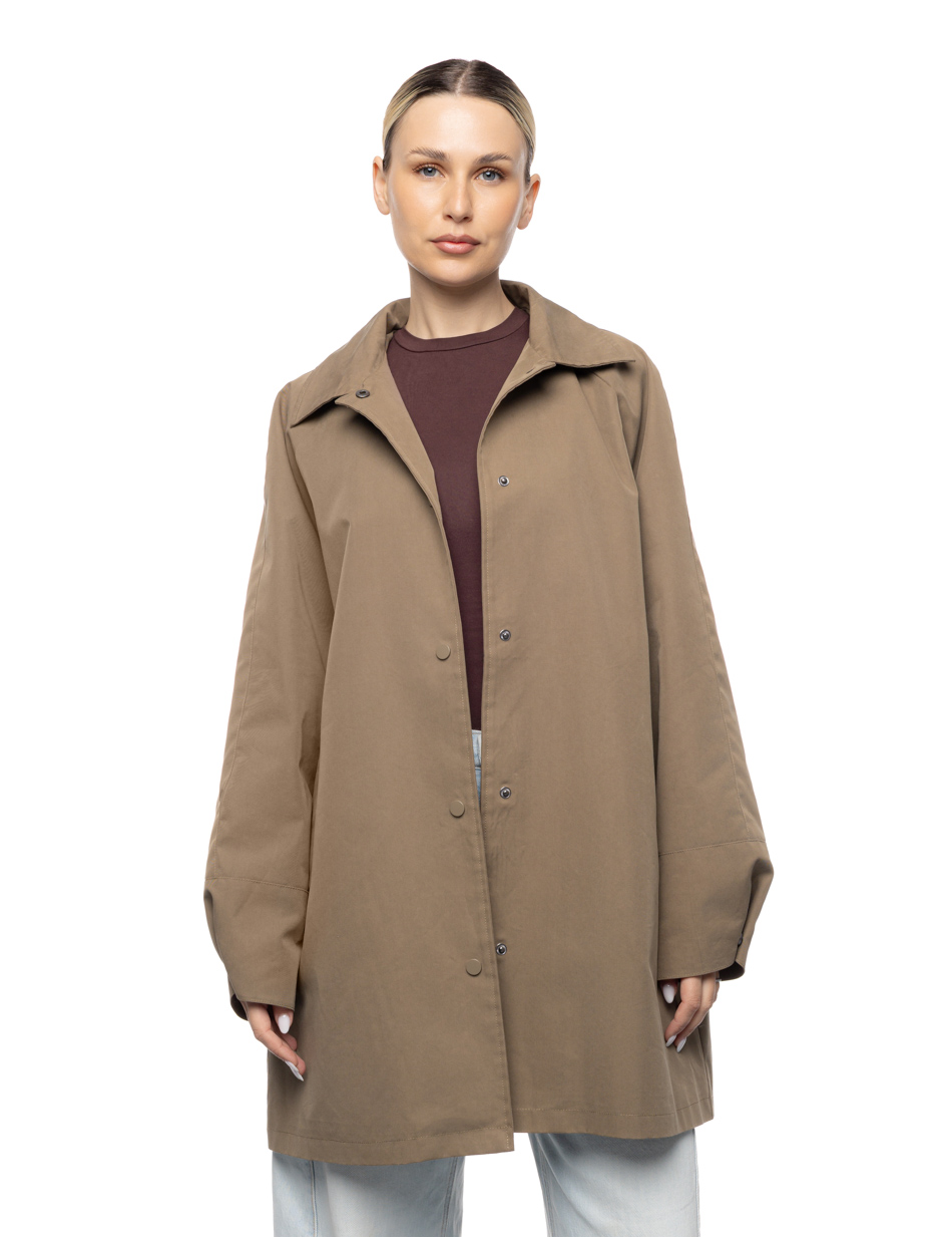 Biston γυναικείο ντεμί πανωφόρι 55-101-003 COFFEE