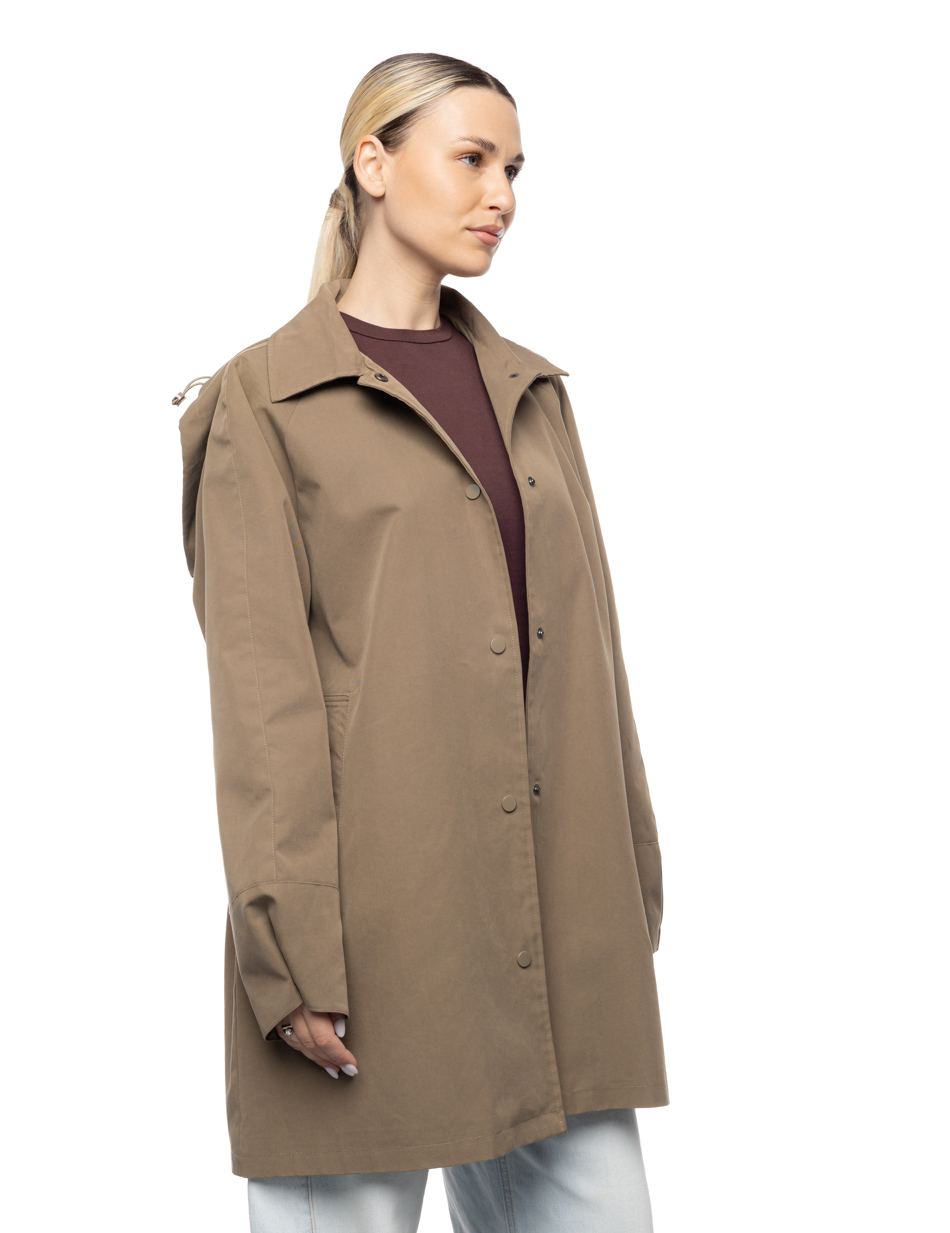 Biston γυναικείο ντεμί πανωφόρι 55-101-003 COFFEE