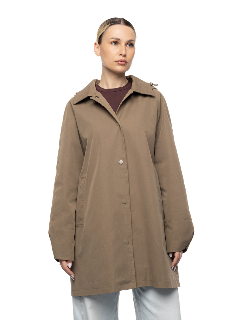 Biston γυναικείο ντεμί πανωφόρι 55-101-003 COFFEE