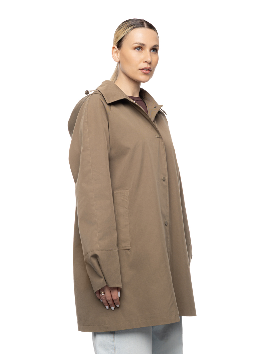 Biston γυναικείο ντεμί πανωφόρι 55-101-003 COFFEE