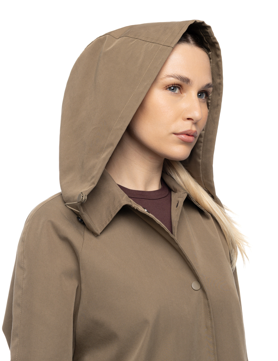 Biston γυναικείο ντεμί πανωφόρι 55-101-003 COFFEE