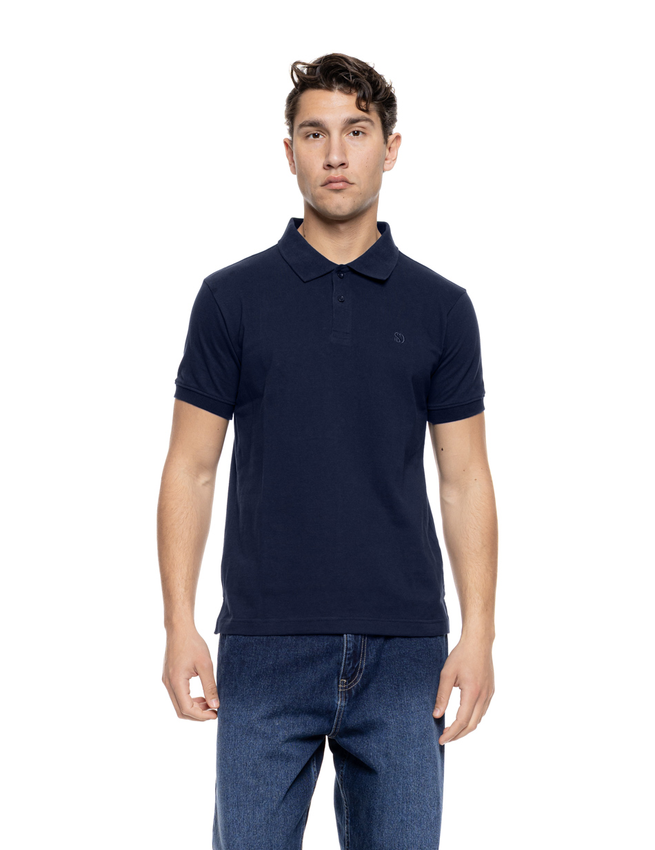 Splendid Ανδρικό μπλουζάκι πόλο πικέ 55-206-025 NAVY