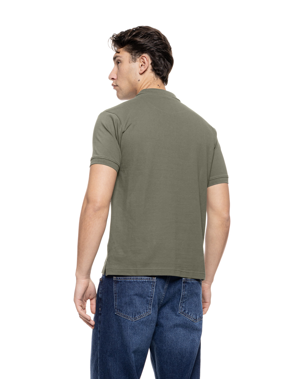 Biston Ανδρικό μπλουζάκι πόλο πικέ 55-206-026 KHAKI