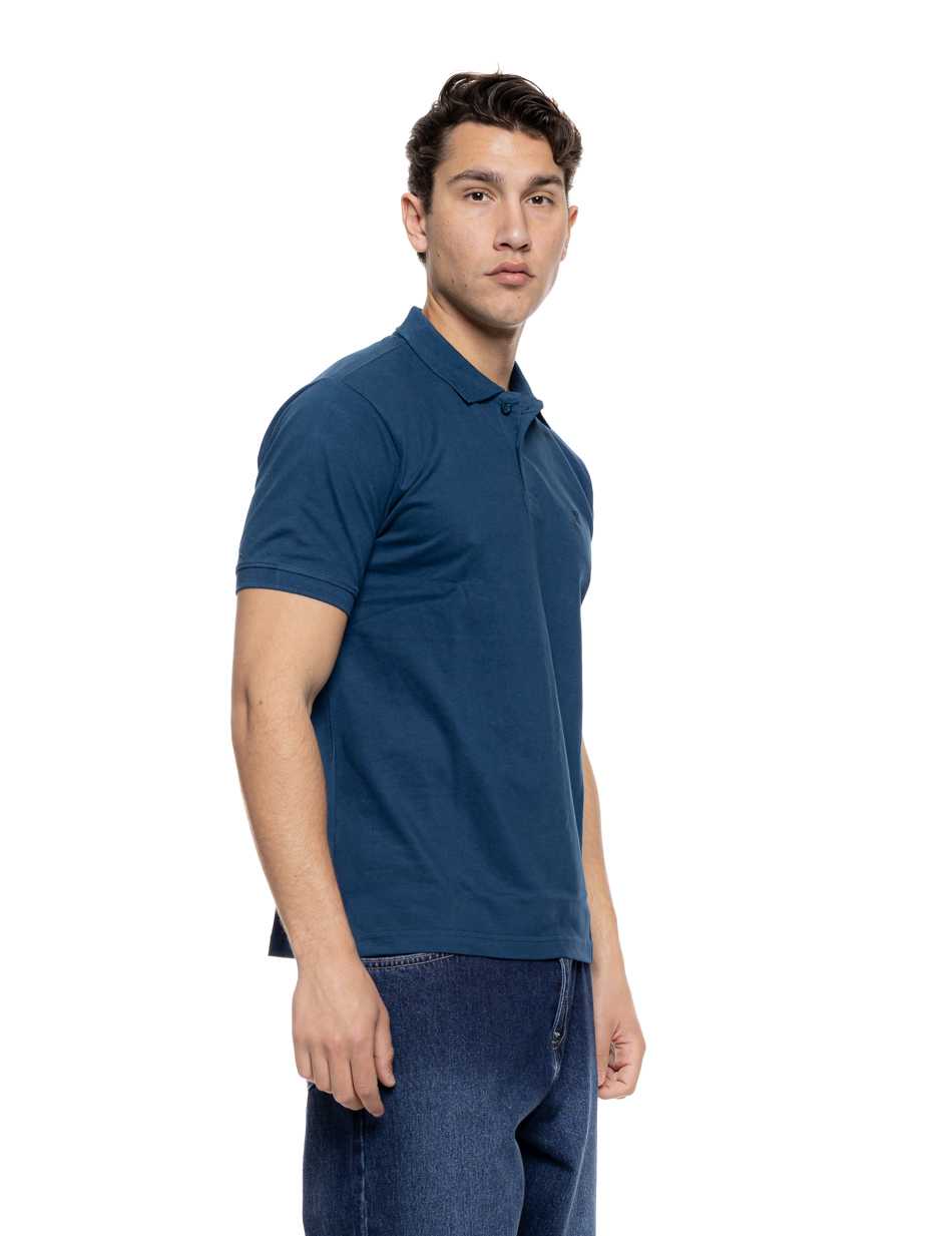 Biston Ανδρικό μπλουζάκι πόλο πικέ 55-206-026 BLUE