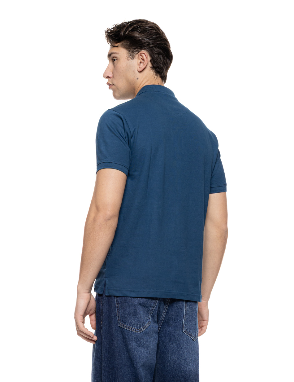 Biston Ανδρικό μπλουζάκι πόλο πικέ 55-206-026 BLUE