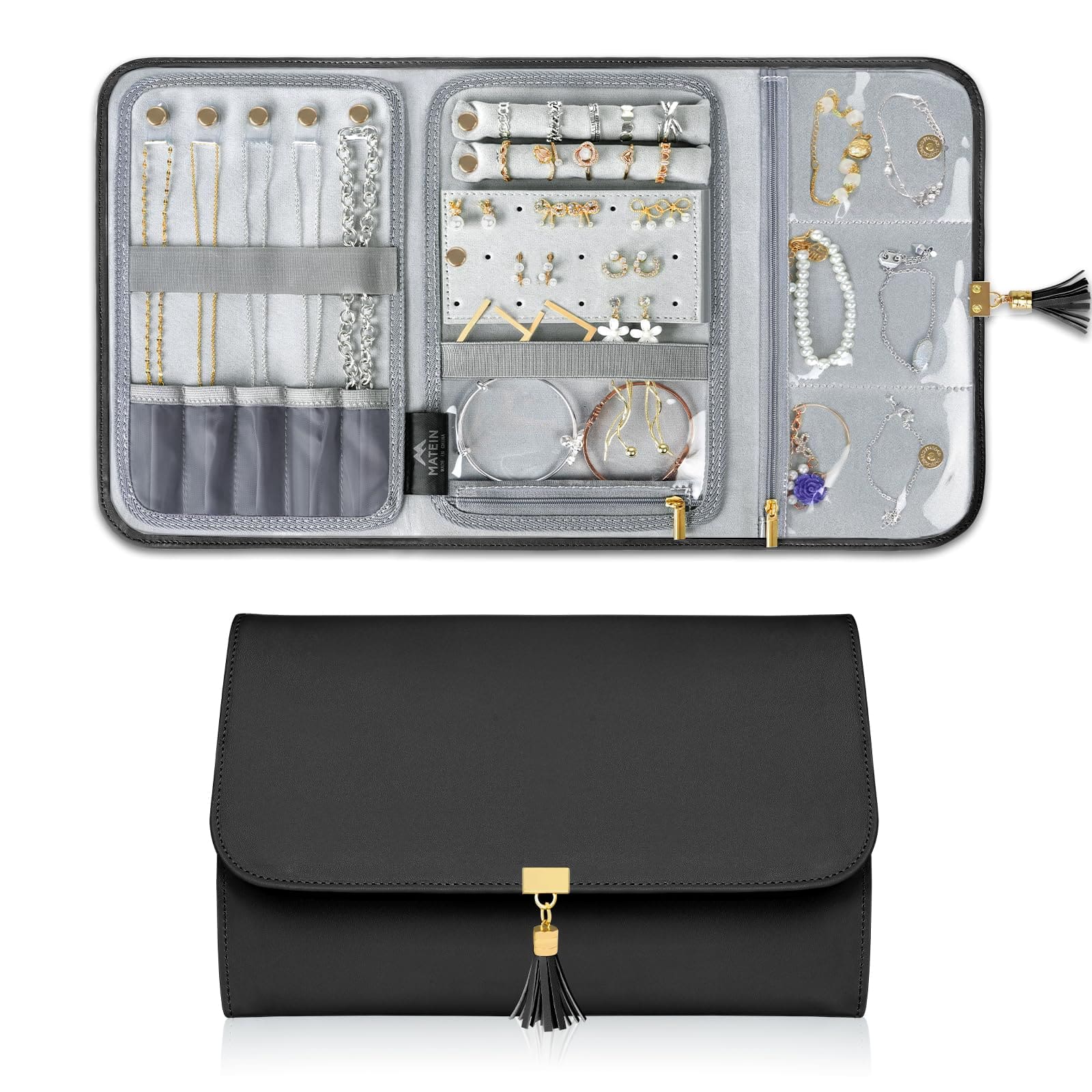Τσάντα Οργάνωσης κοσμημάτων Matein 6028 μαύρο