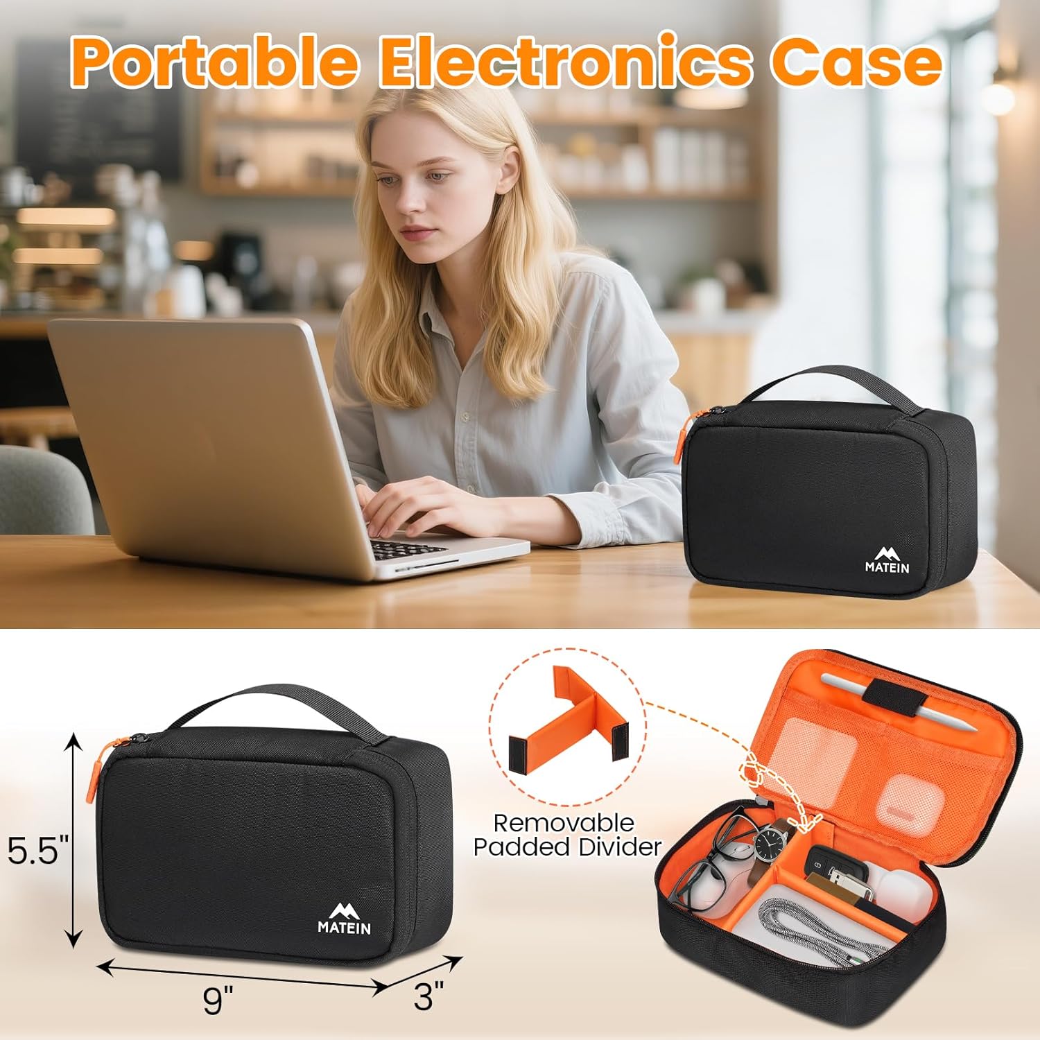 Σακίδιο Πλάτης Cabin Size 30L 17” Matein 6738 μαύρο