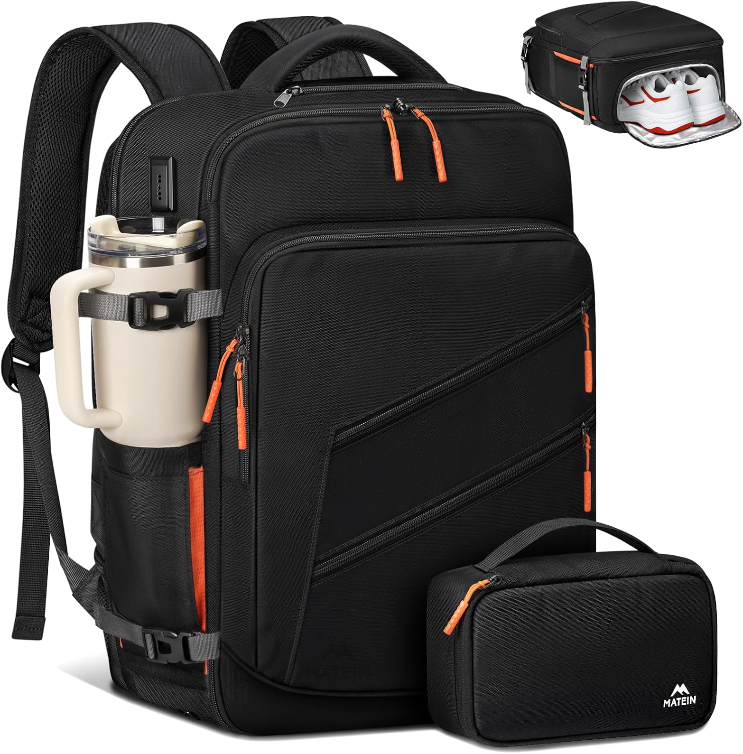 Σακίδιο Πλάτης Cabin Size 30L 17” Matein 6738 μαύρο