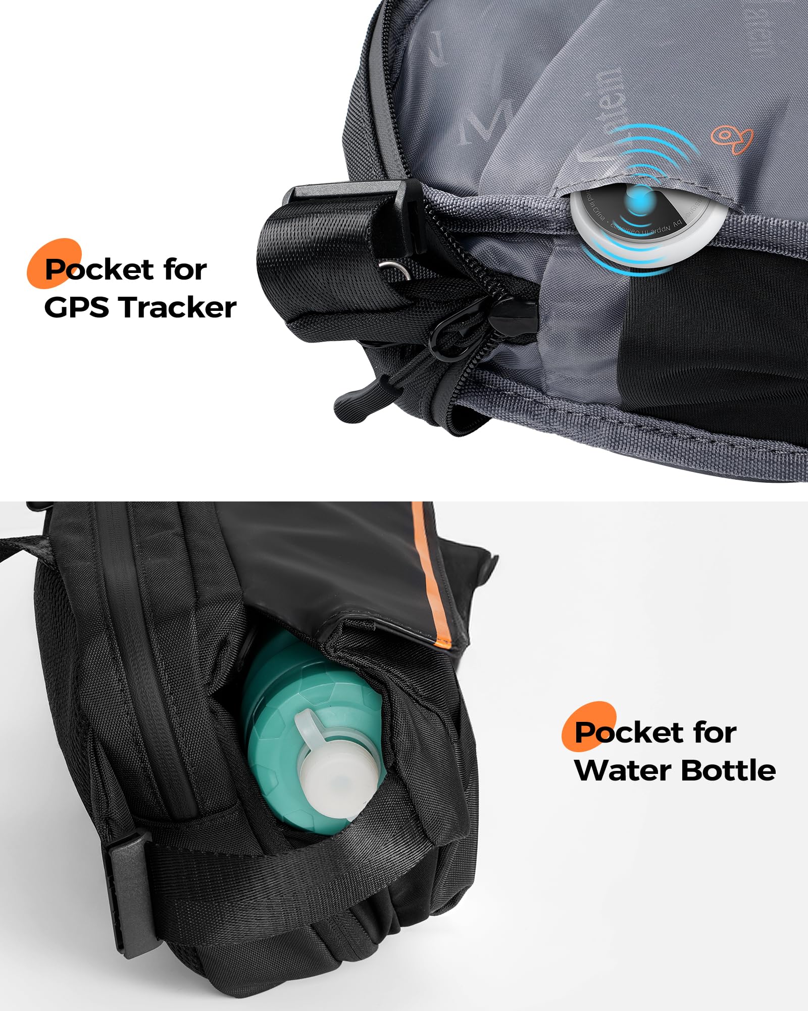 Τσαντάκι Crossbody Matein 6780 μαύρο