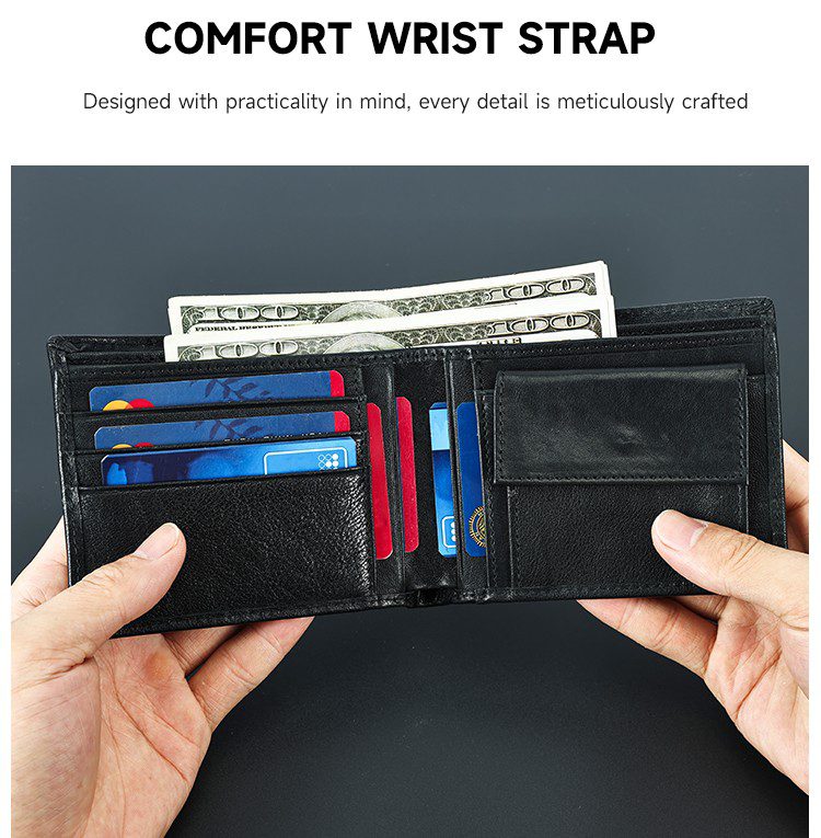 Δερμάτινο Ανδρικό Πορτοφόλι Cardinal 8068 μαύρο