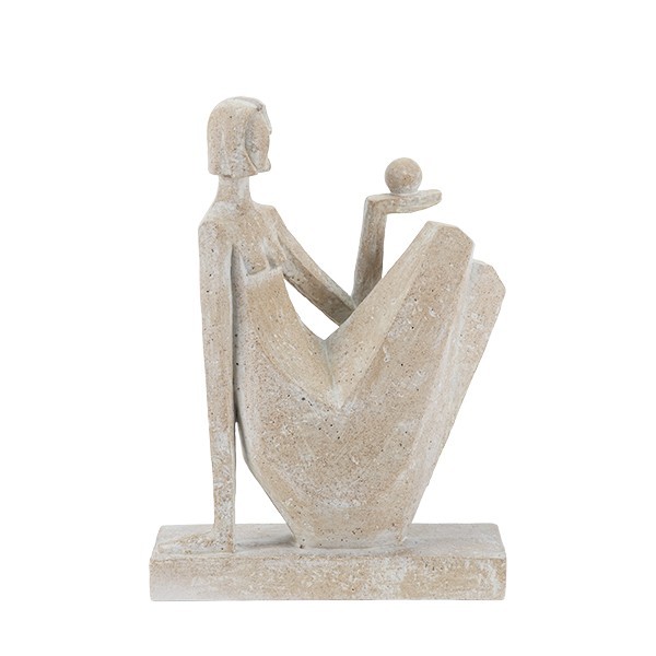 ΦΙΓΟΥΡΑ ΓΥΝΑΙΚΑ ΠΟΛΥΡΕΖΙΝ ΜΠΕΖ 20x9x27cm ΦΙΓΟΥΡΑ ΓΥΝΑΙΚΑ ΠΟΛΥΡΕΖΙΝ ΜΠΕΖ 20x9x27cm