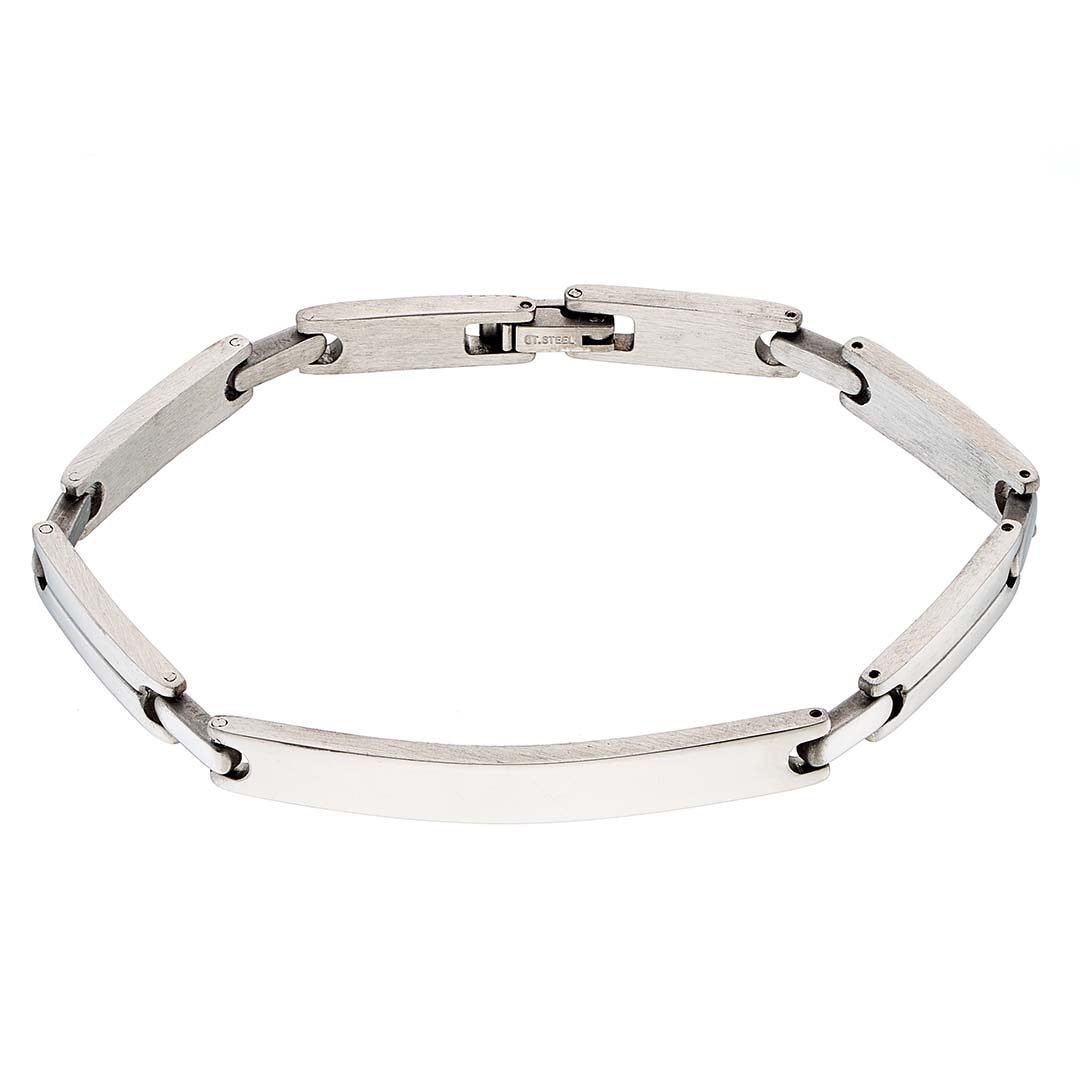 Sequoia Aνδρικό Βραχιόλι χειροπέδα  από ανοξείδωτο ατσάλι N-00324