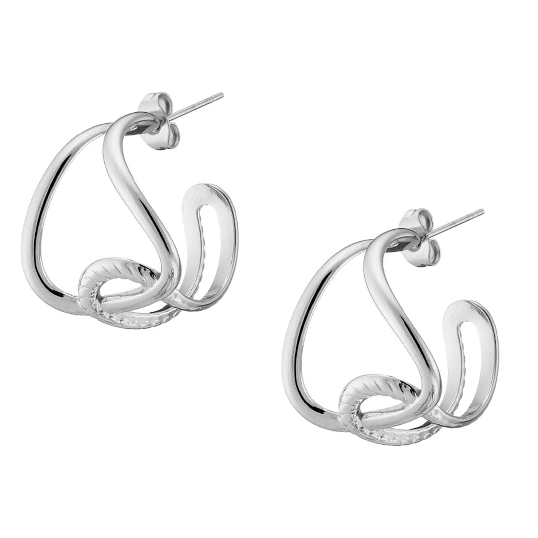 Γυναικείο Καρφωτό Σκουλαρίκι από ανοξείδωτο ατσάλι N-02330