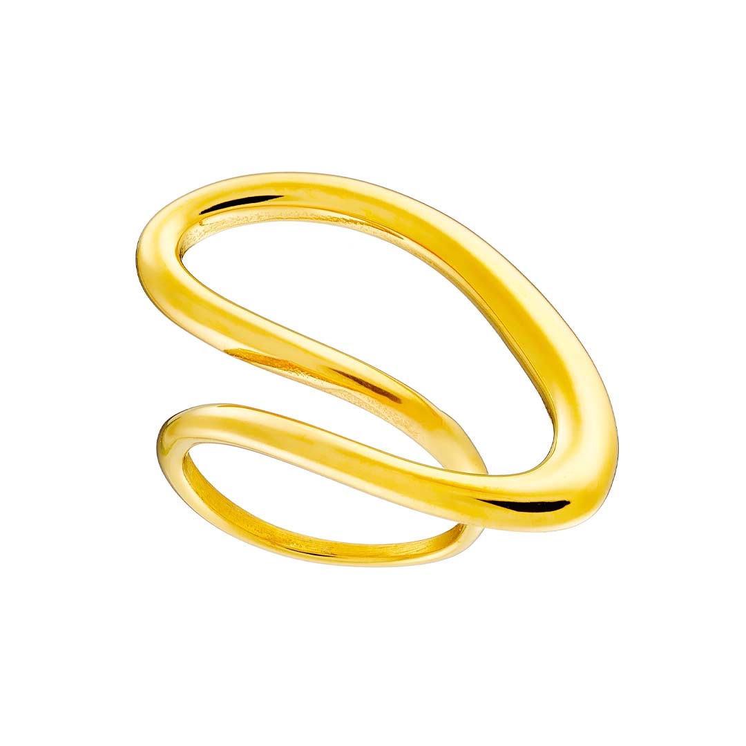 Γυναικείο Δαχτυλίδι από ανοξείδωτο ατσάλι N-02570G