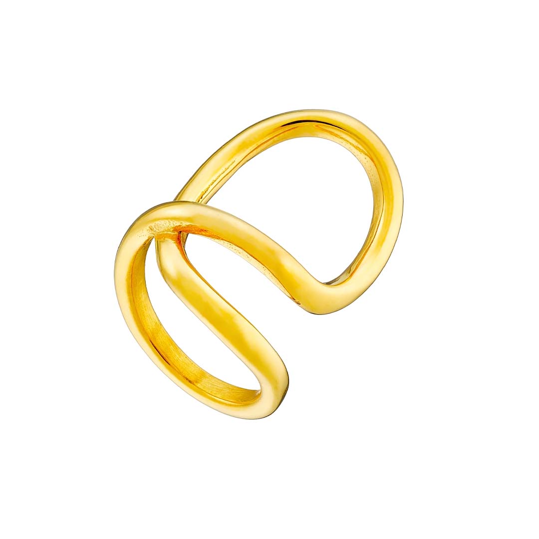 Γυναικείο Δαχτυλίδι από ανοξείδωτο ατσάλι N-02574G