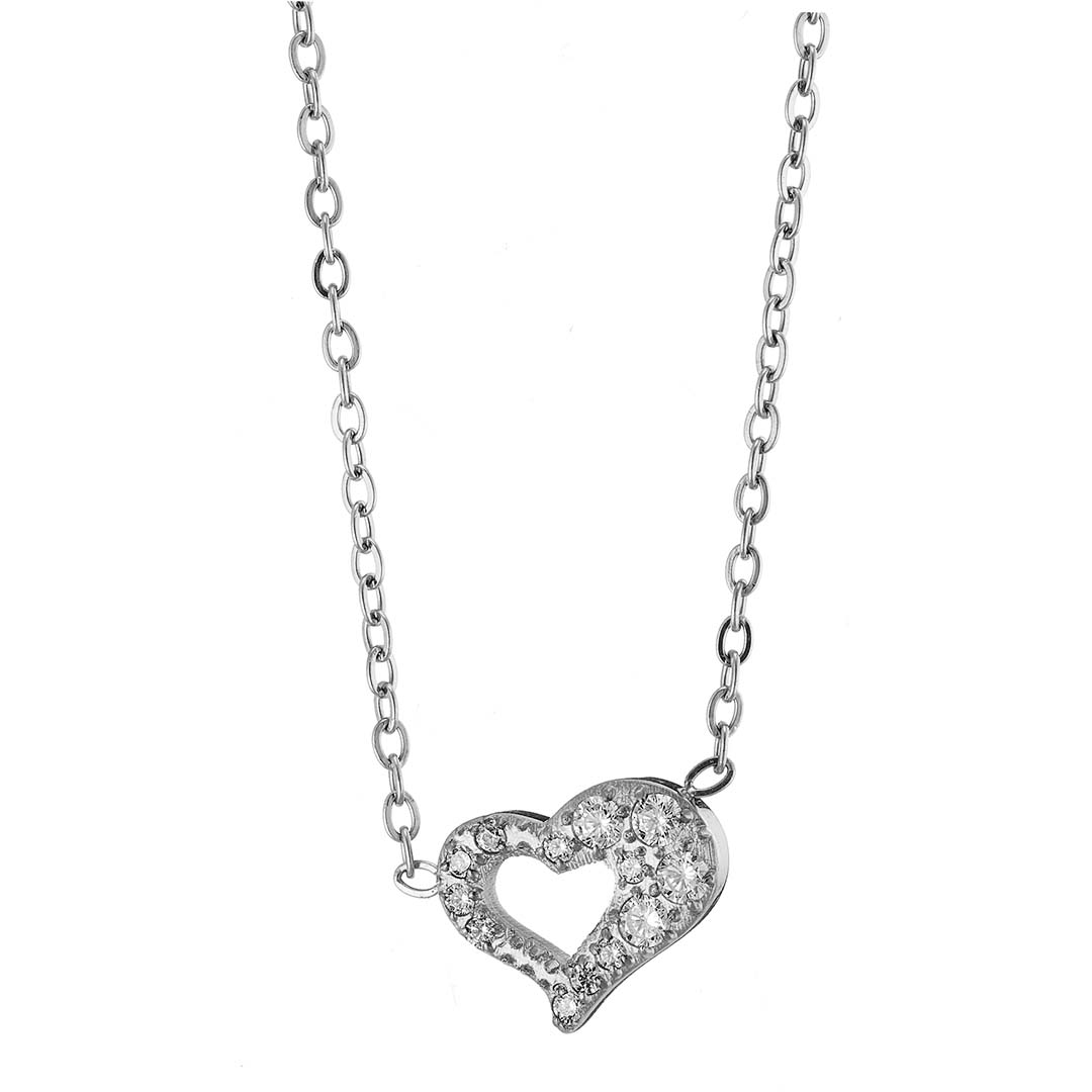 Γυναικείο κολιέ από ανοξείδωτο ατσάλι N-07262