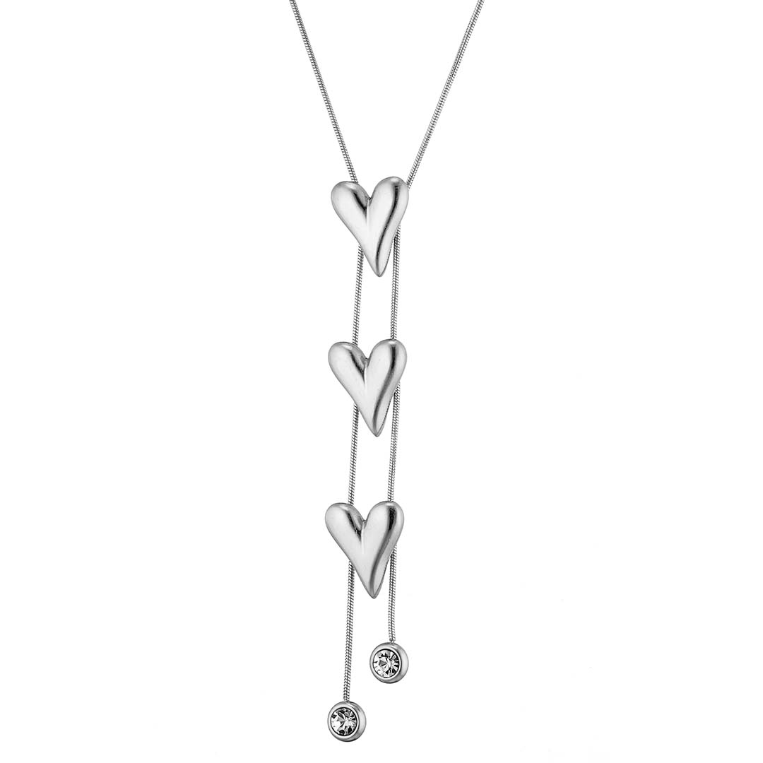 Γυναικείο κολιέ από ανοξείδωτο ατσάλι N-07275G