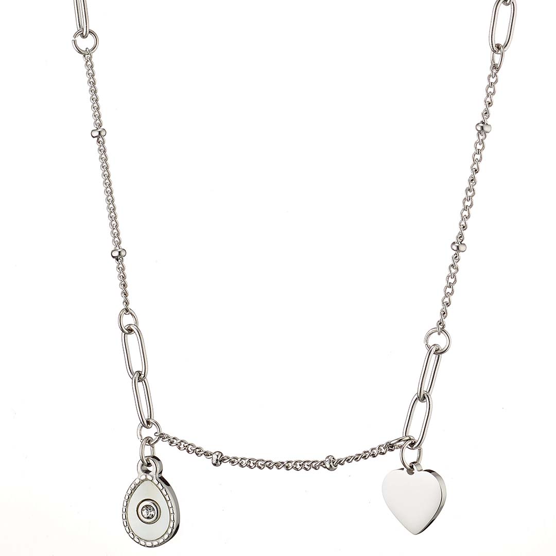 Γυναικείο κολιέ από ανοξείδωτο ατσάλι N-07277