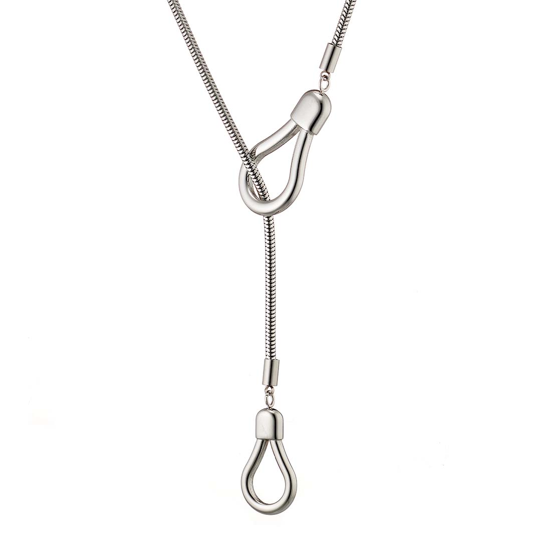 Γυναικείο κολιέ από ανοξείδωτο ατσάλι N-07286