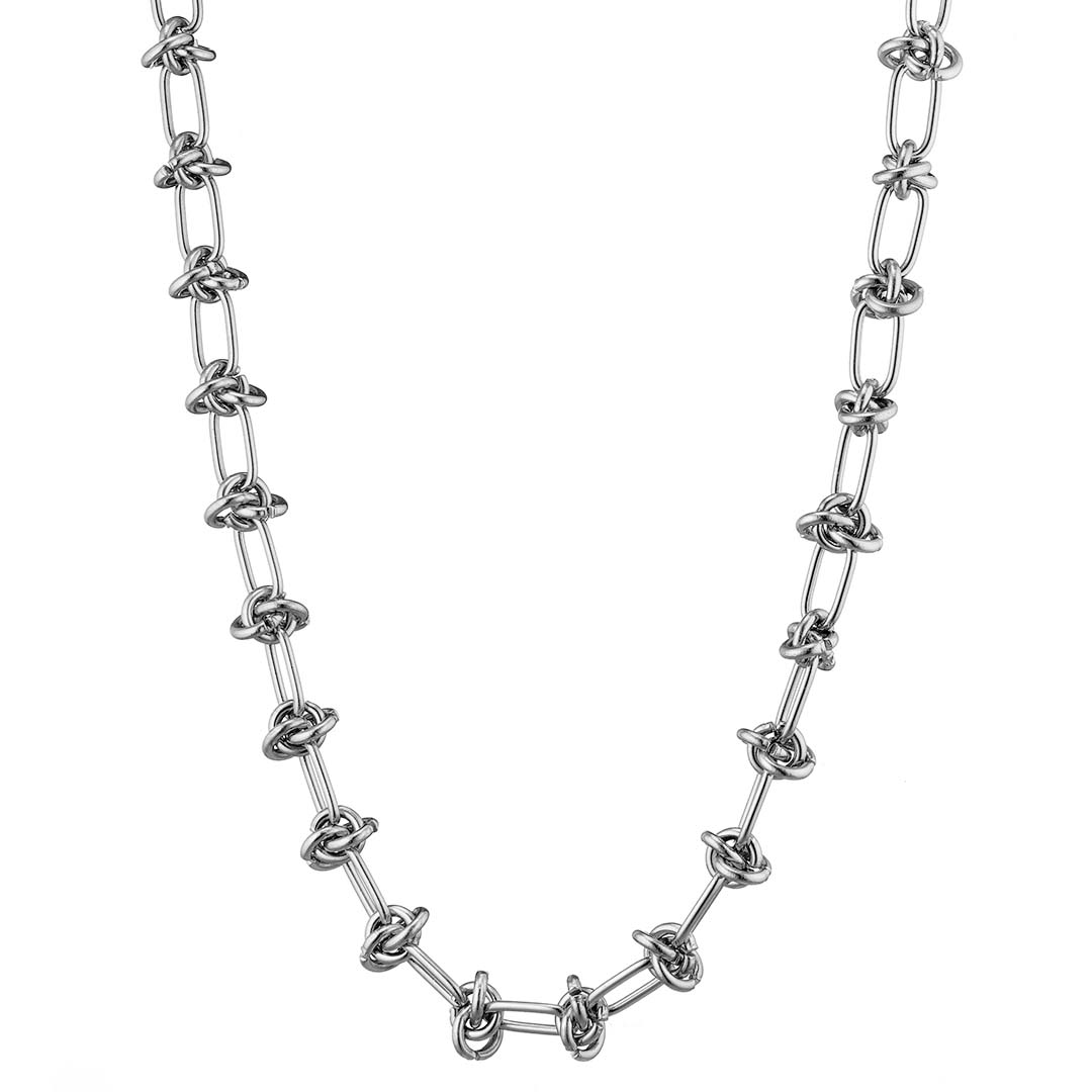 Γυναικείο κολιέ από ανοξείδωτο ατσάλι N-07301 60 cm