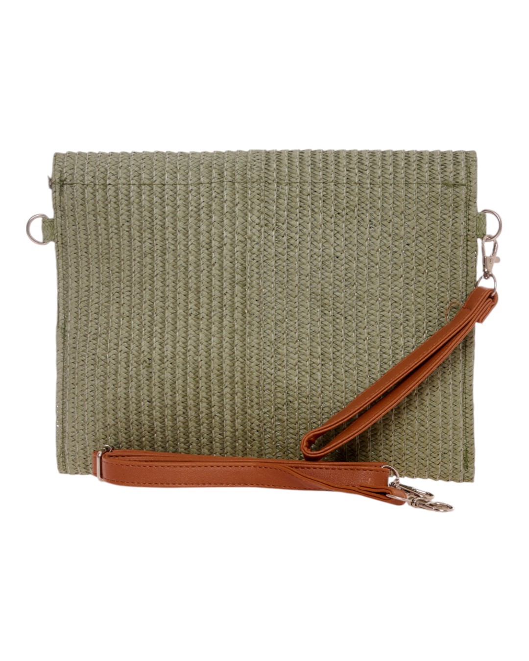 Ψάθινη Τσάντα χειρός XY-2502 - Πράσινο