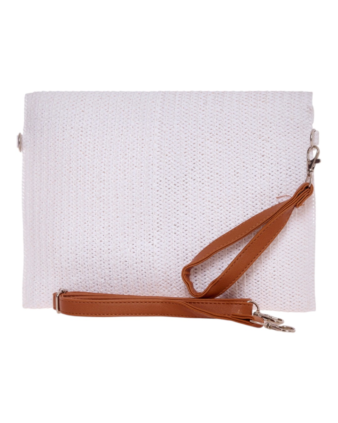 Ψάθινη Τσάντα χειρός XY-2502 - Ασπρο