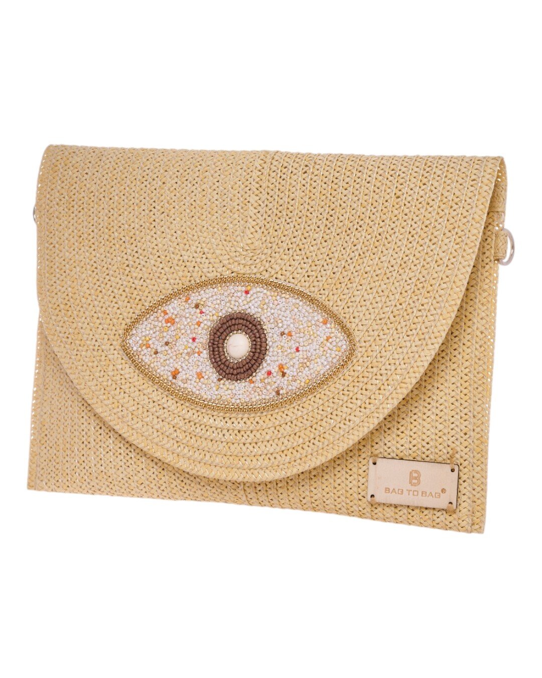 Ψάθινη Τσάντα χειρός XY-2502 – Μπέζ