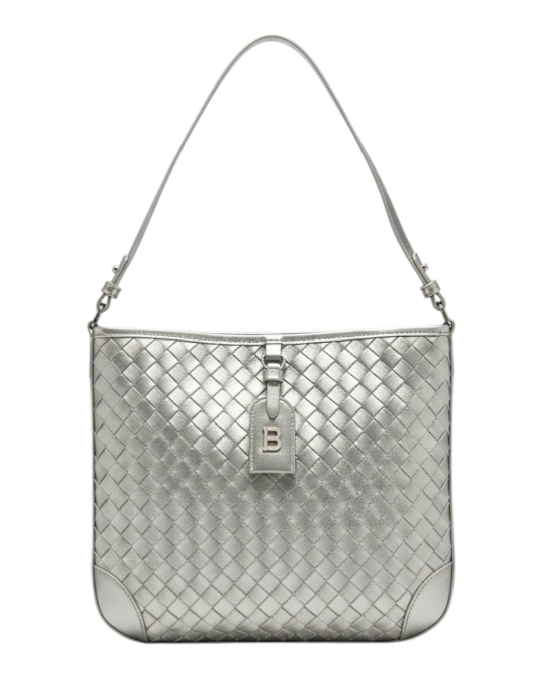 Τσάντα ώμου KX2522 – Ασημί