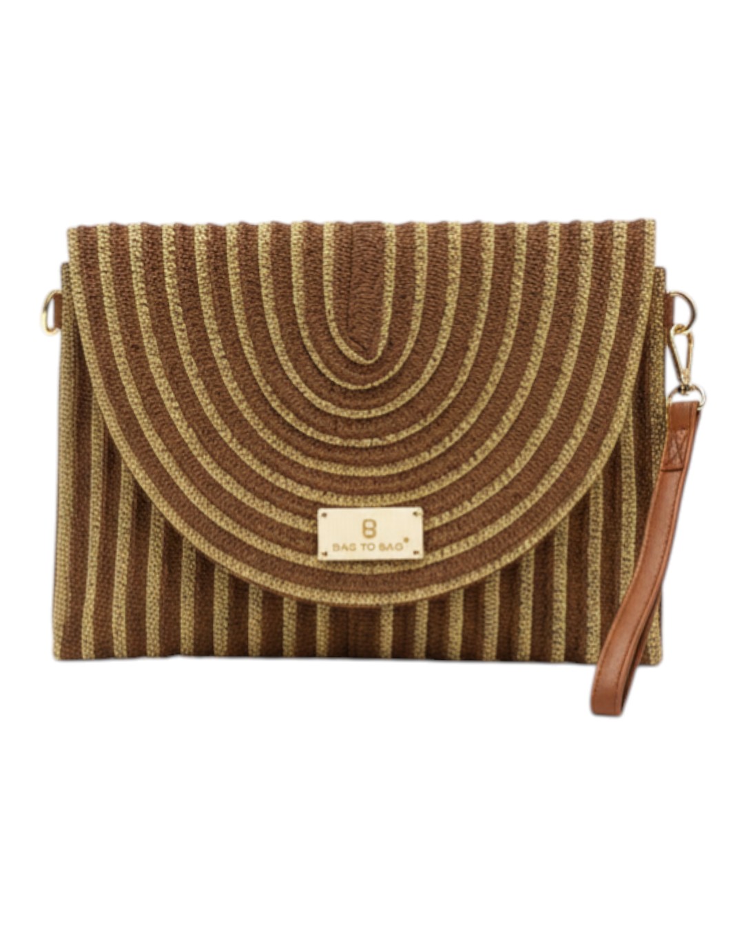 Ψάθινη τσάντα χειρός XY-2623 – Καφέ Ψάθινη τσάντα χειρός XY-2623 – Καφέ