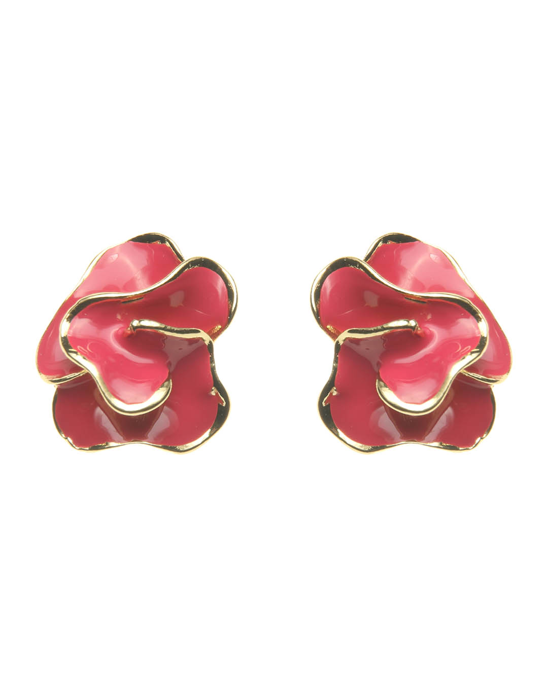 Καρφωτό σκουλαρίκι XY-3511-2 – Κόκκινο