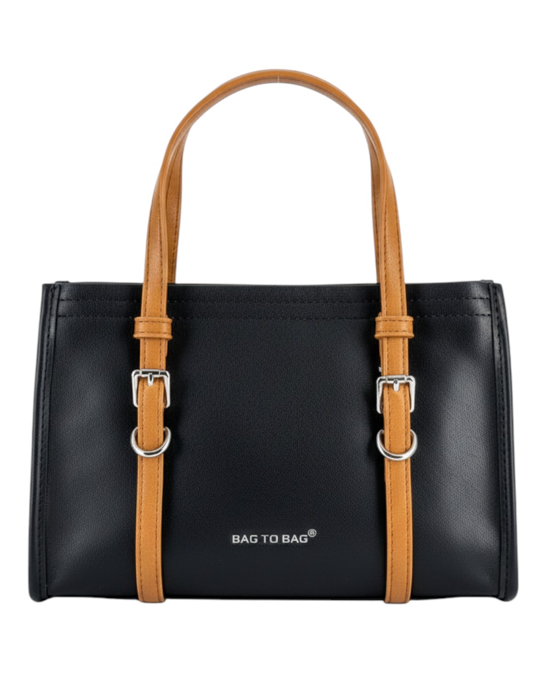 Τσάντα χειρός KX2515 – Μπέζ/Μαύρο