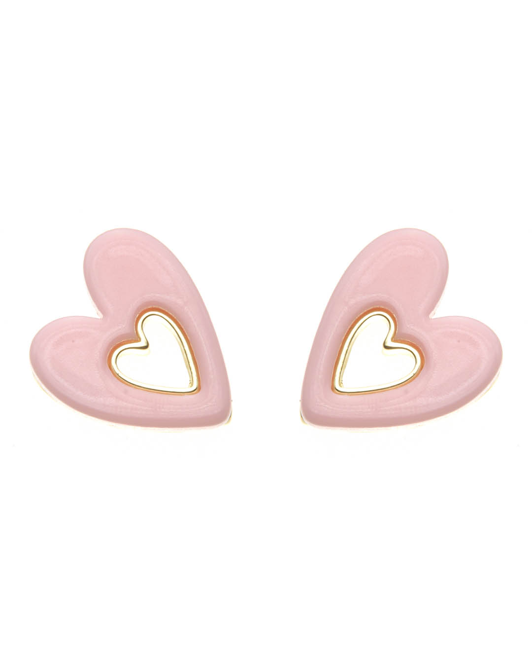 Καρφωτό σκουλαρίκι XY-3541-20 – Ροζ