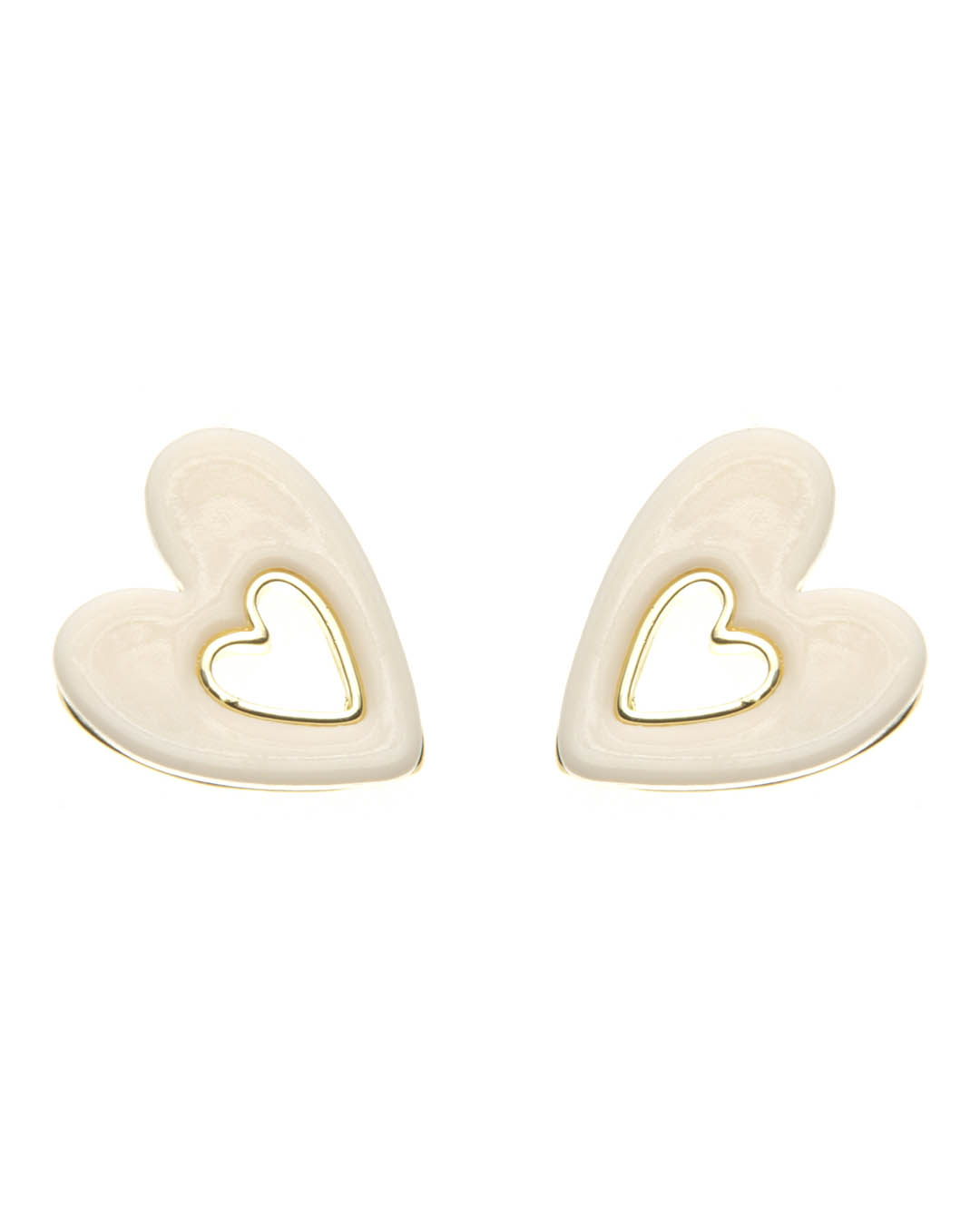 Καρφωτό σκουλαρίκι XY-3541-20 – Μπέζ