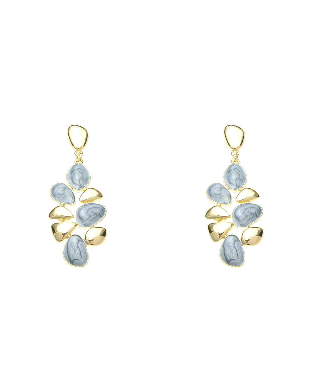 Καρφωτό σκουλαρίκι XY-3530-20 – Πετρόλ