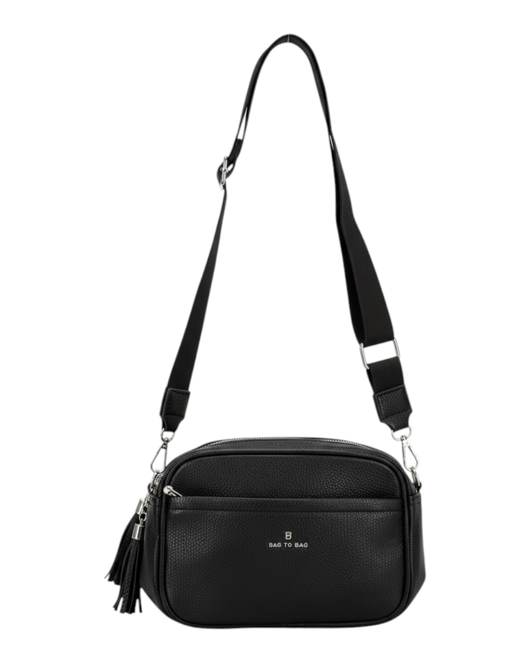 Τσάντα Χιαστί A8002 – Μαύρο