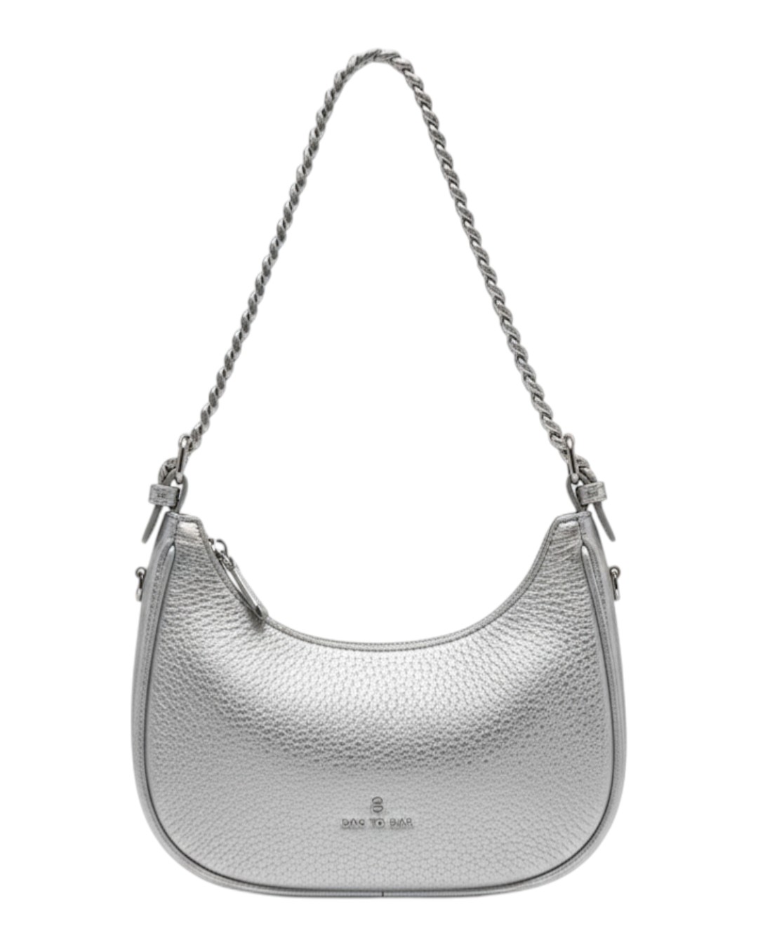 Τσάντα ώμου BY88180 – Ασημί