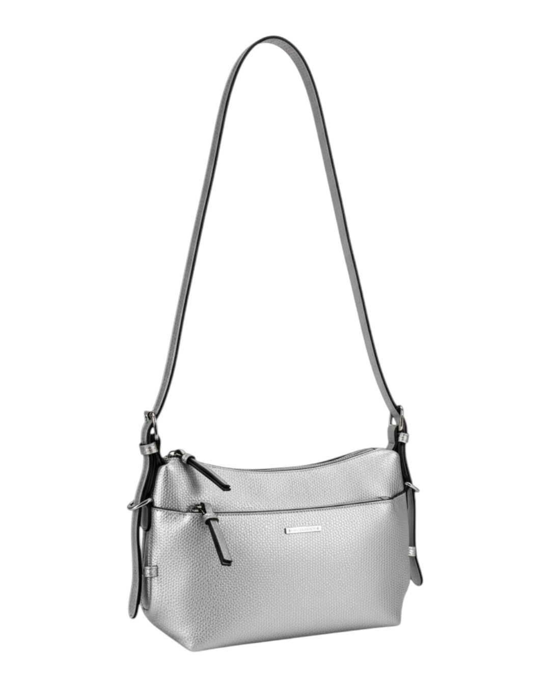 Τσάντα χιαστή A8005 – Ασημί
