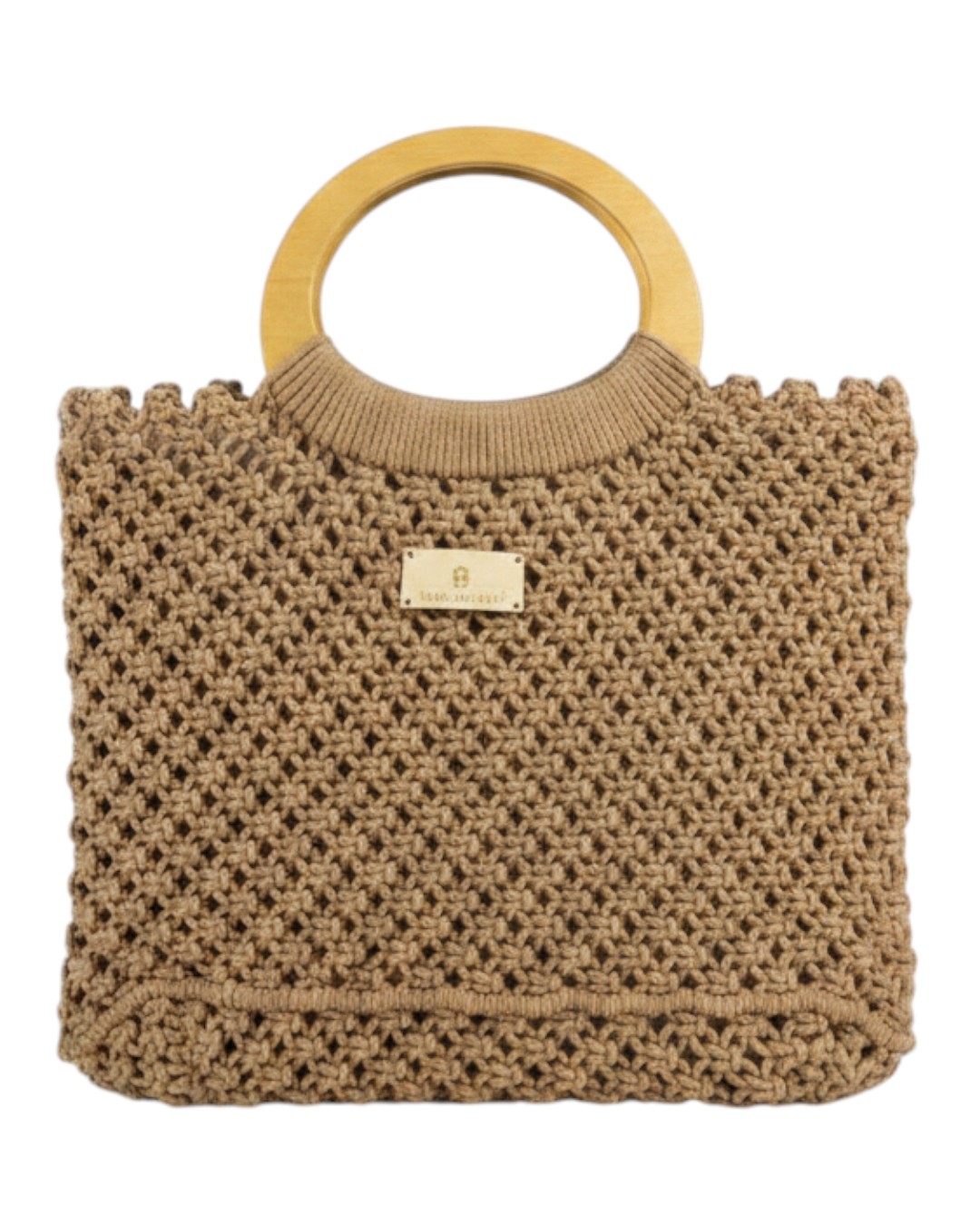 Πλεκτή Τσάντα Χειρός CN26007 – Χακί