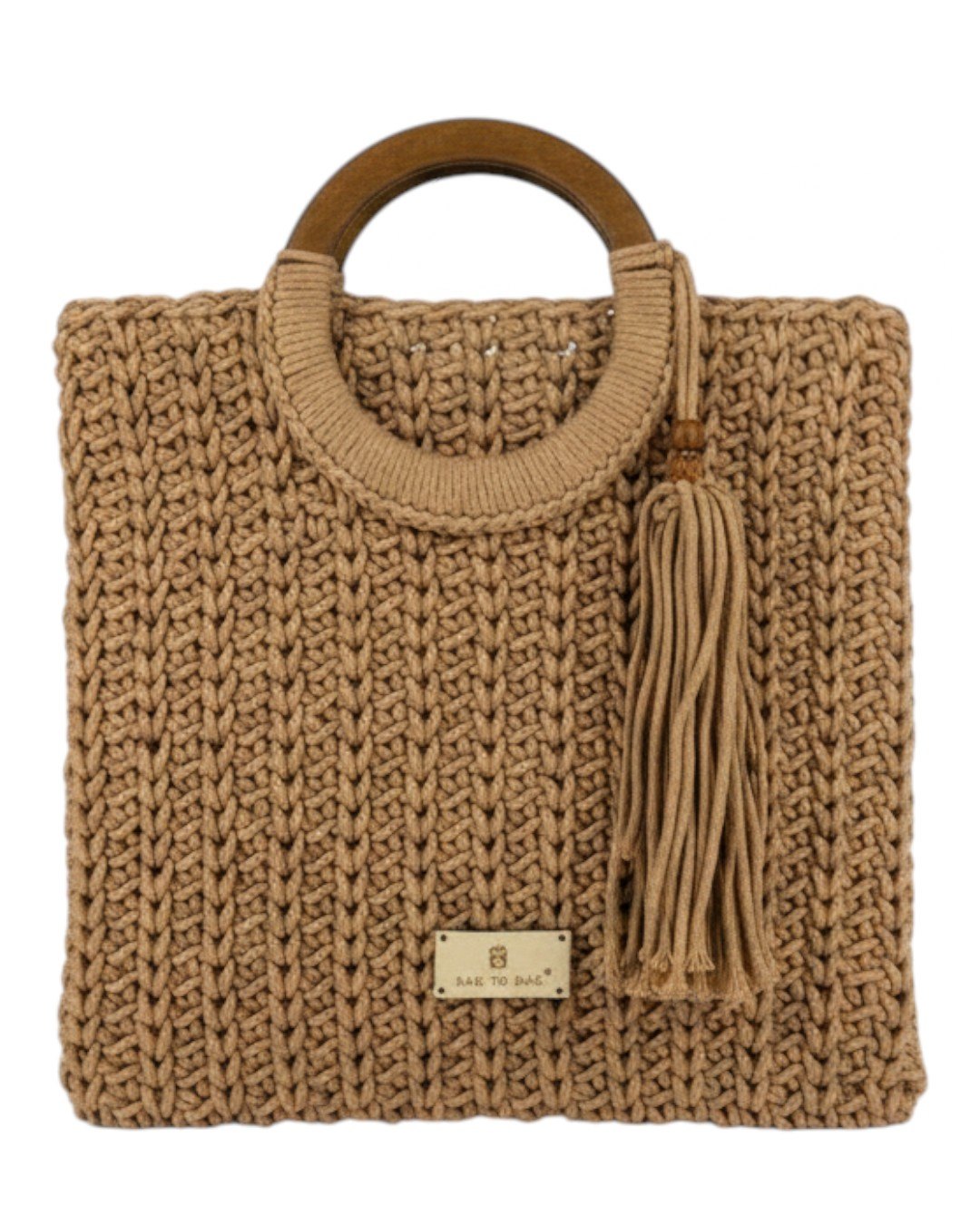 Πλεκτή Τσάντα Χειρός CN26003 – Χακί