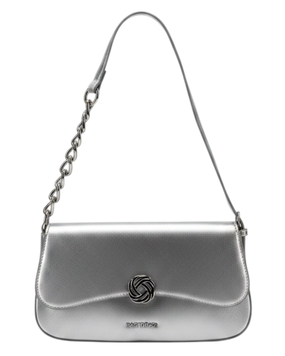 Τσάντα Ώμου TZX-51118 – Ασημί