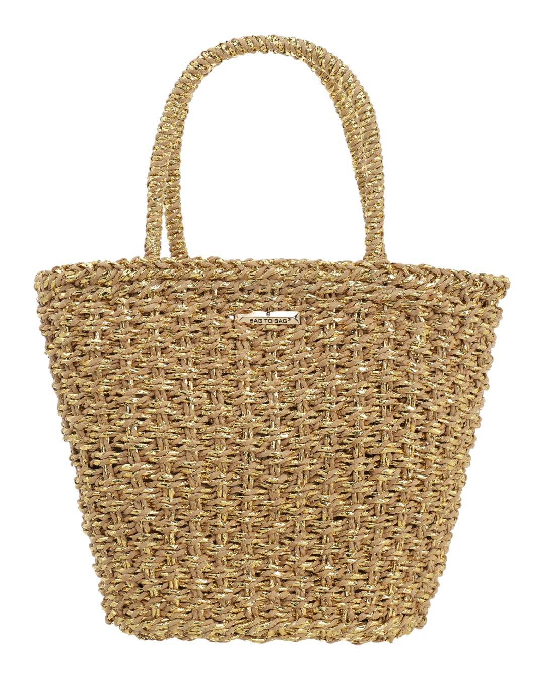 Ψάθινη Τσάντα ώμου CH-1736 – Χακί