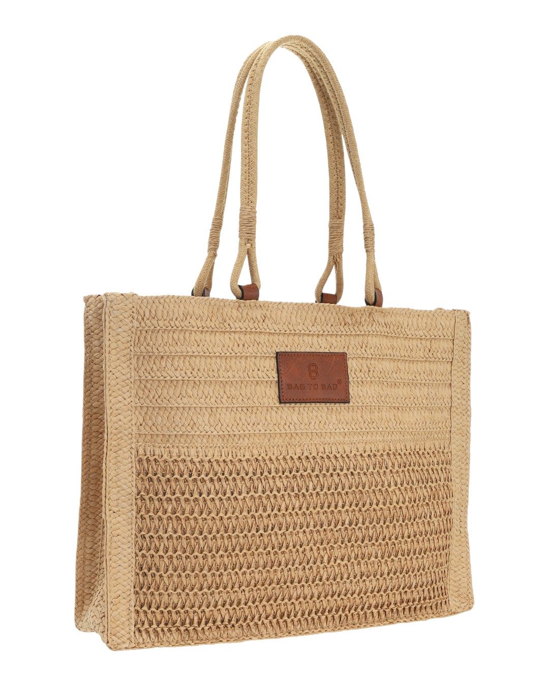 Ψάθινη Τσάντα ώμου CH-1737 - Χακί