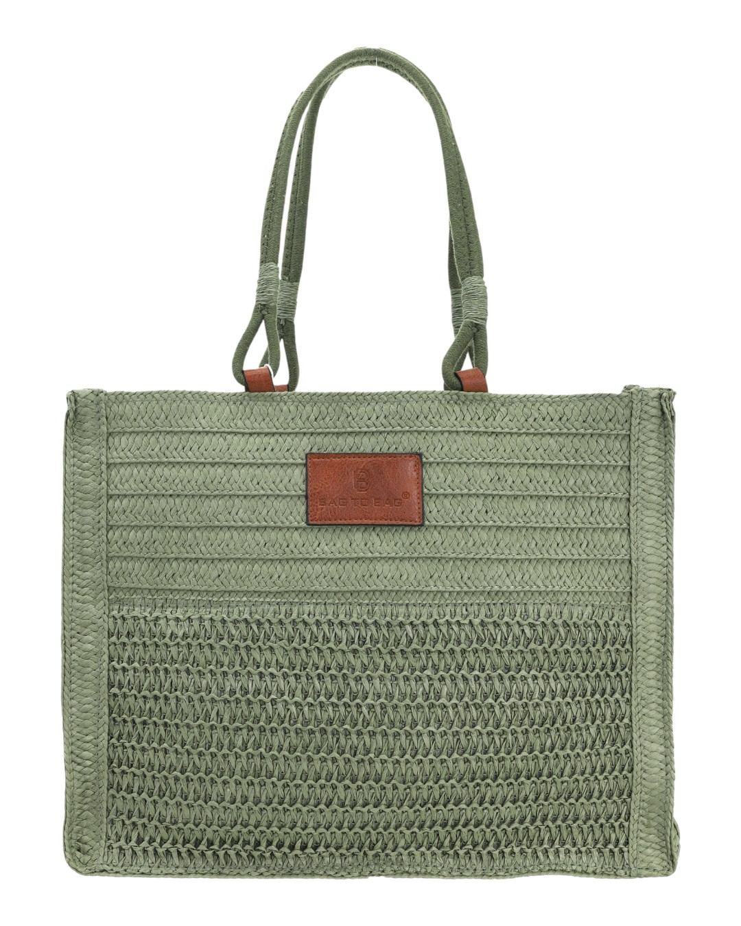 Ψάθινη Τσάντα ώμου CH-1737 – Πράσινο