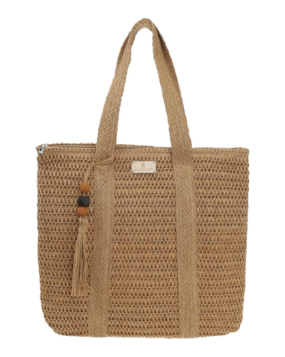 Ψάθινη Τσάντα ώμου CH-1738 – Χακί