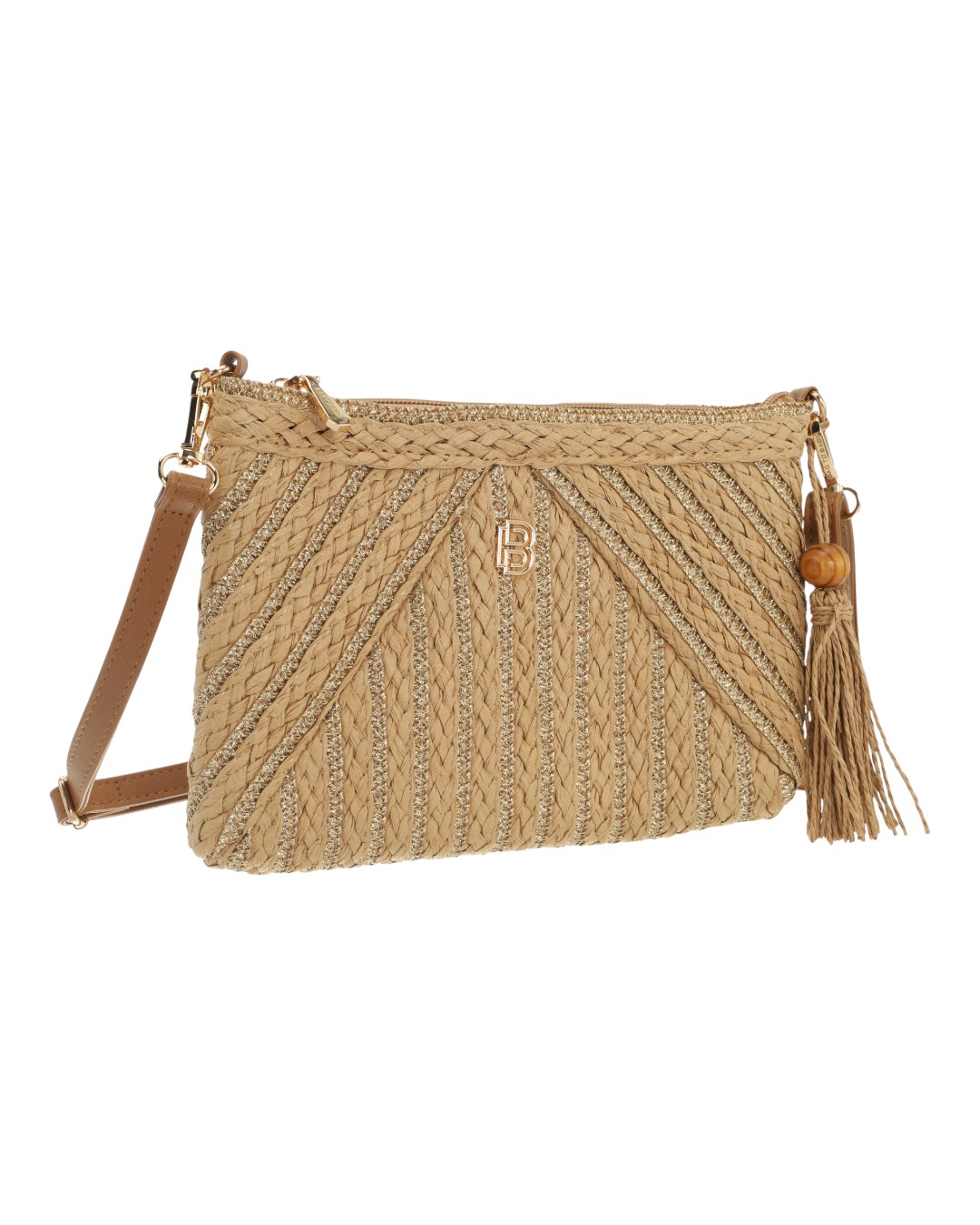 Ψάθινος φάκελος XY-2662 - Apricot